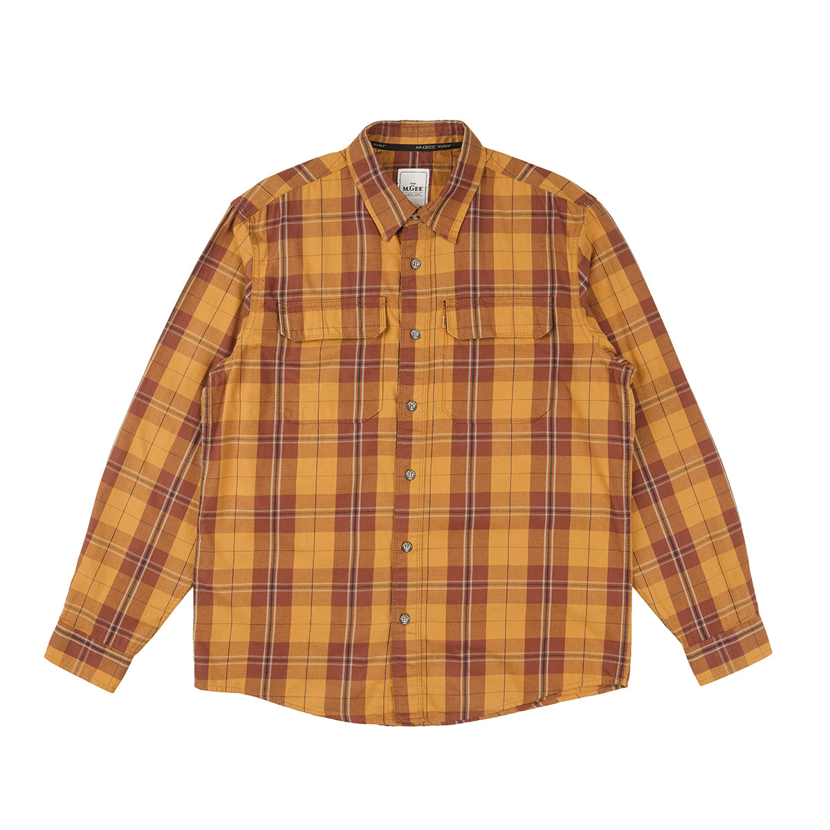 Kemeja Lengan Panjang Camper C042 Mustard