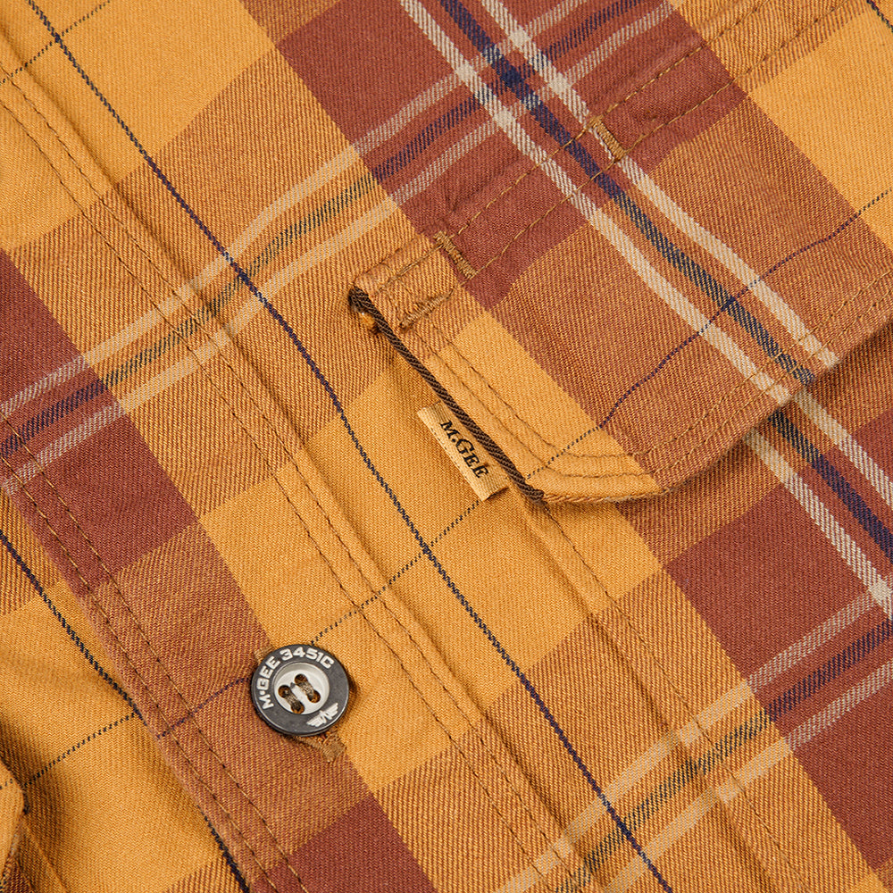 Kemeja Lengan Panjang Camper C042 Mustard
