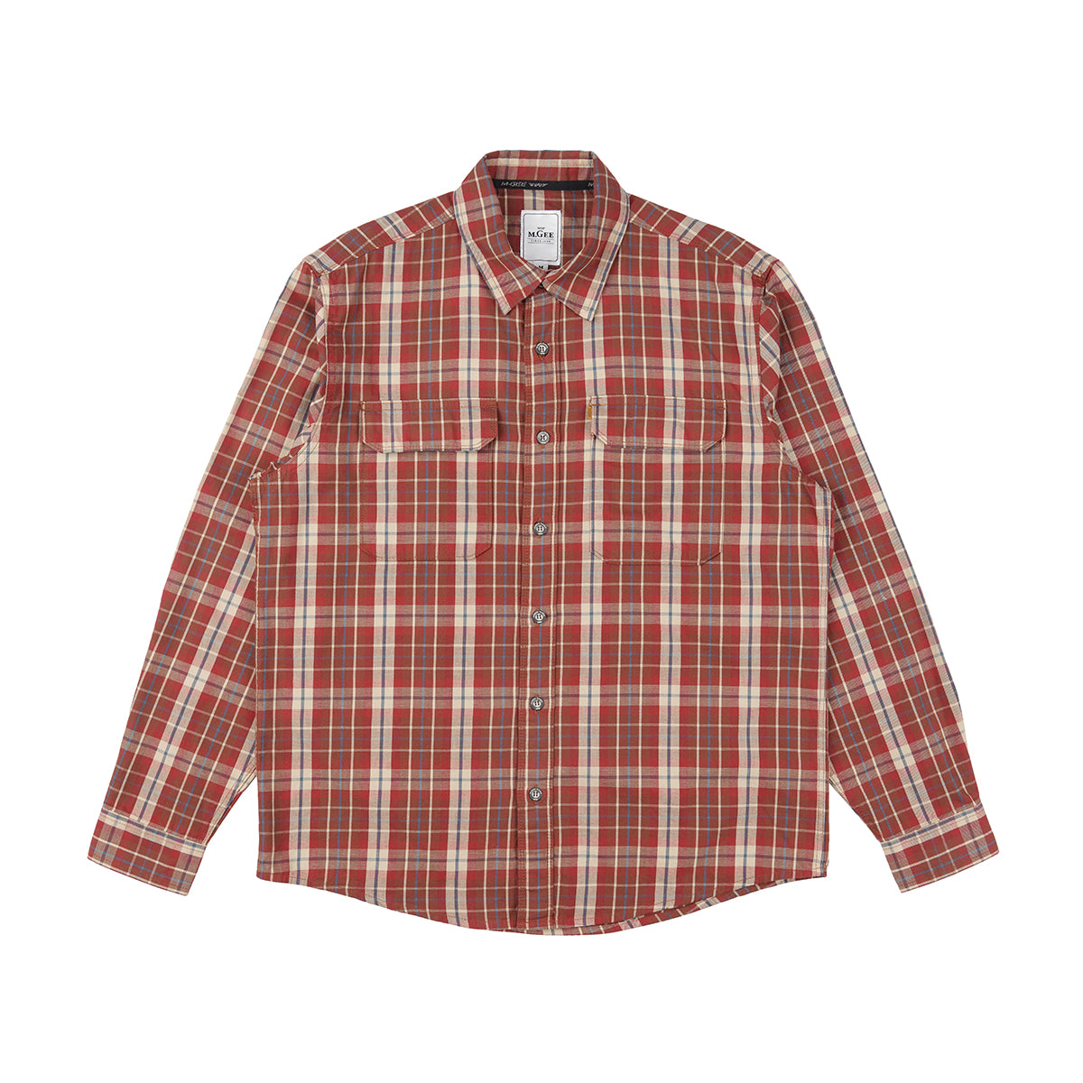Kemeja Lengan Panjang Camper C043 Red