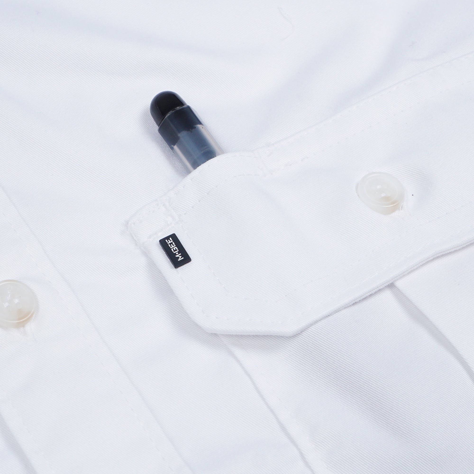 Kemeja Lengan Panjang FIELD C003 White