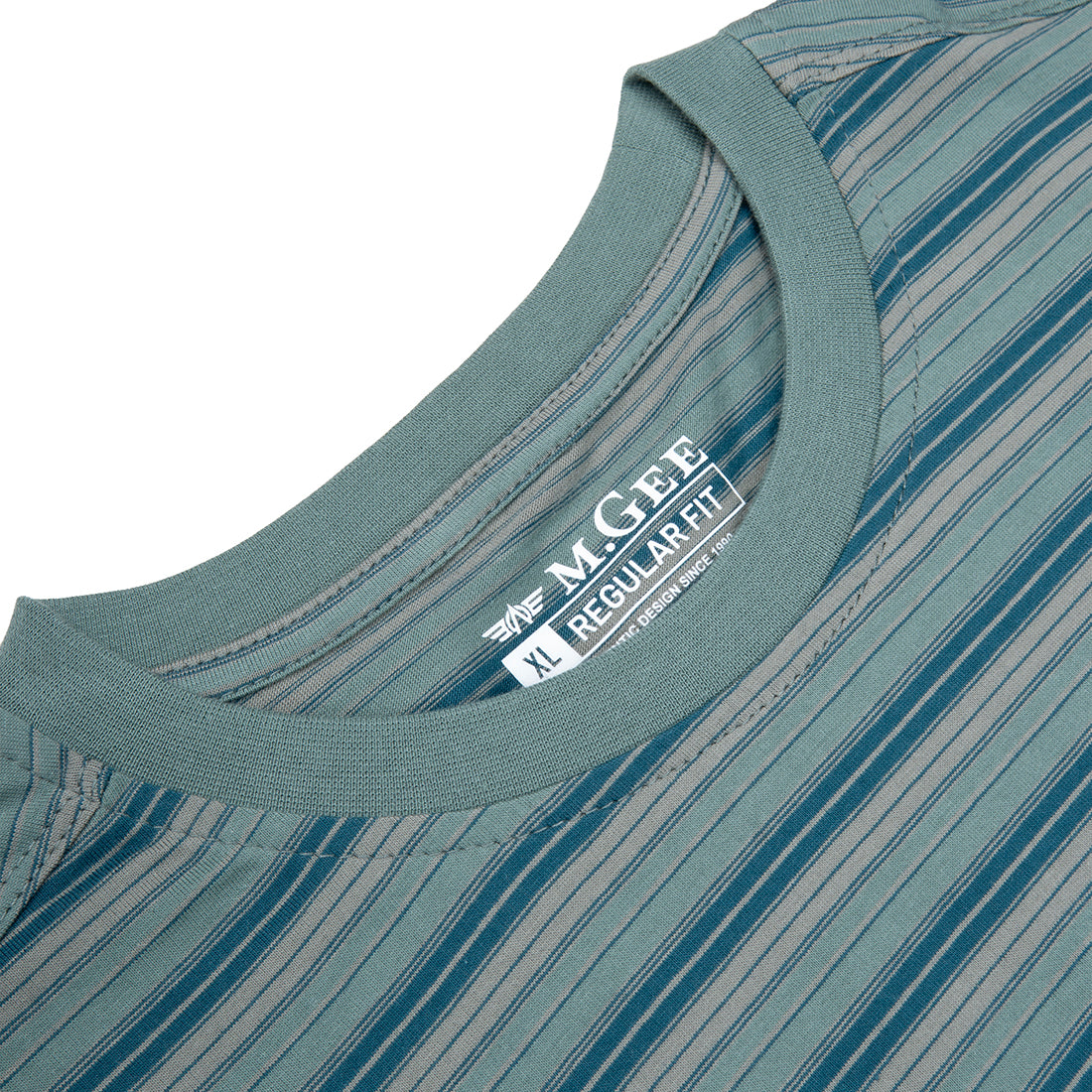 Striped T-shirt Oscar C003 Green