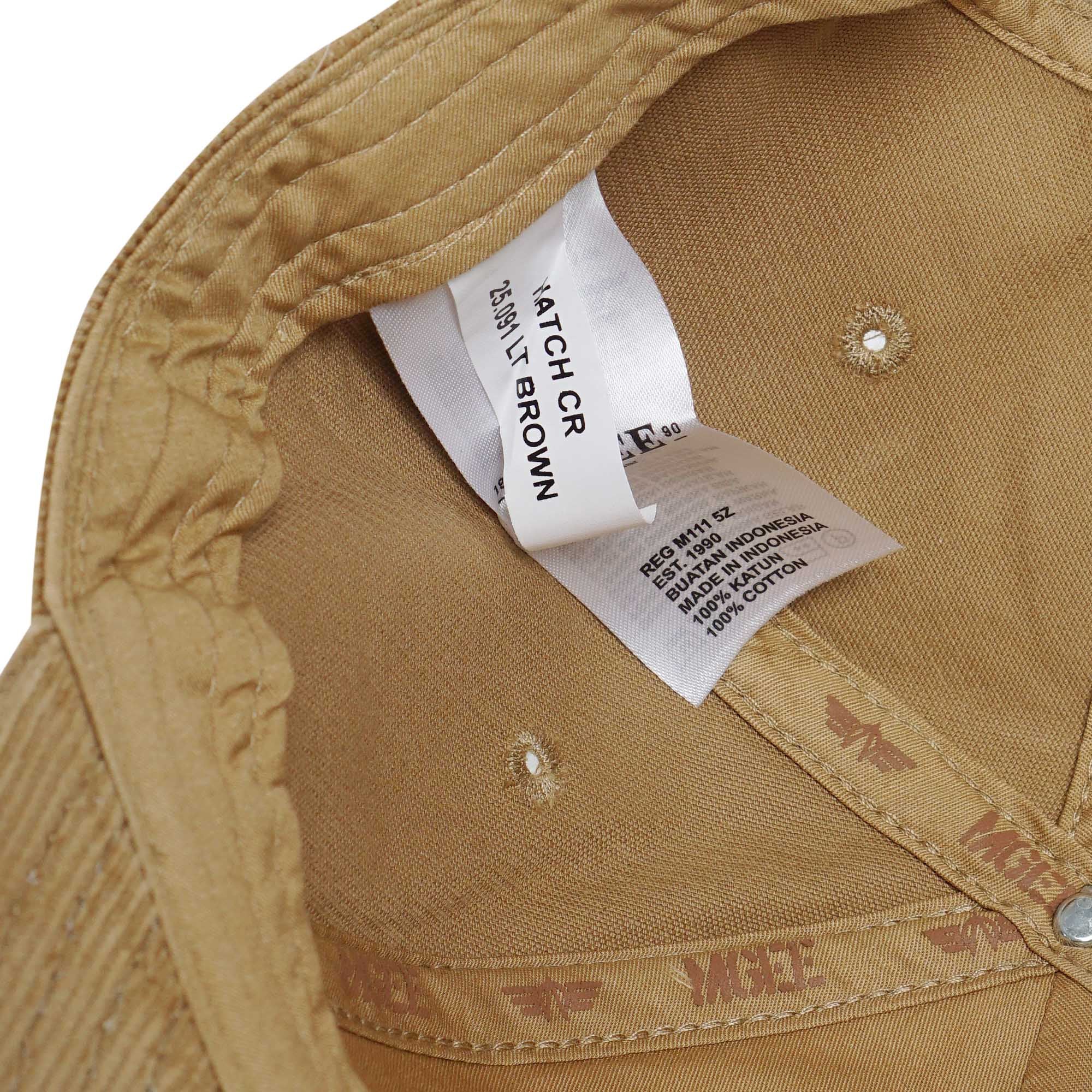 Topi Cap Hatch C091 LT Brown