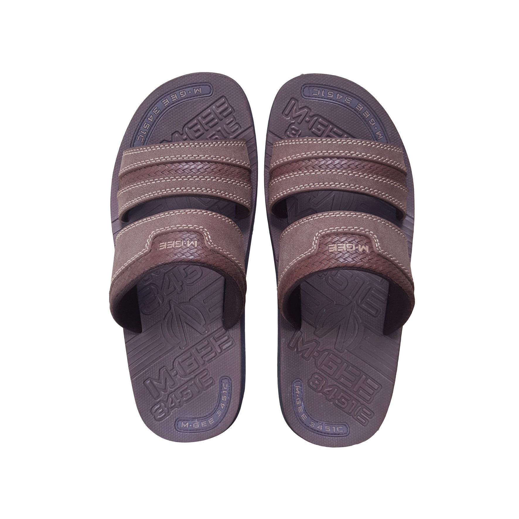 M.Gee Sandal Pria Sendal Casual Mgee Original MG-BARATA Coklat