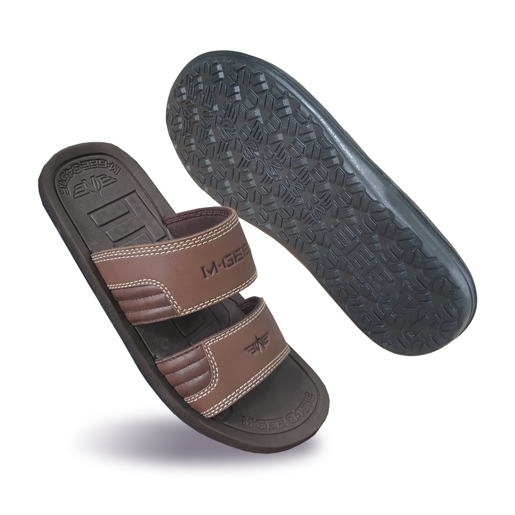 M.Gee Sandal Pria Sendal Casual Mgee Original MG-NARADA Coklat