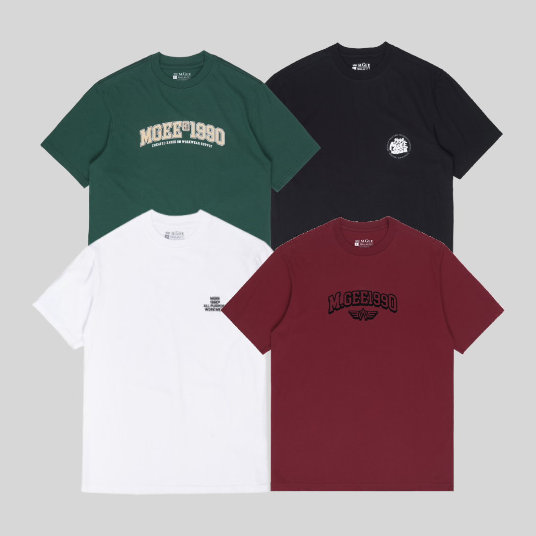 Kaos Pria T-Shirt Oasis C001 C002 C003 C004