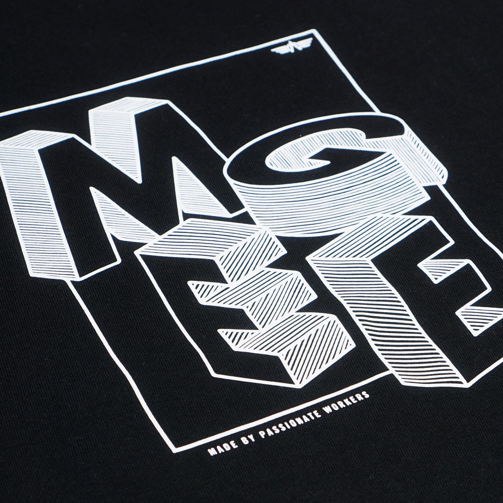 MGee Kaos Pria Hitam Light Grey Dark Mustard Lengan Pendek Oblong T-Shirt Oasis