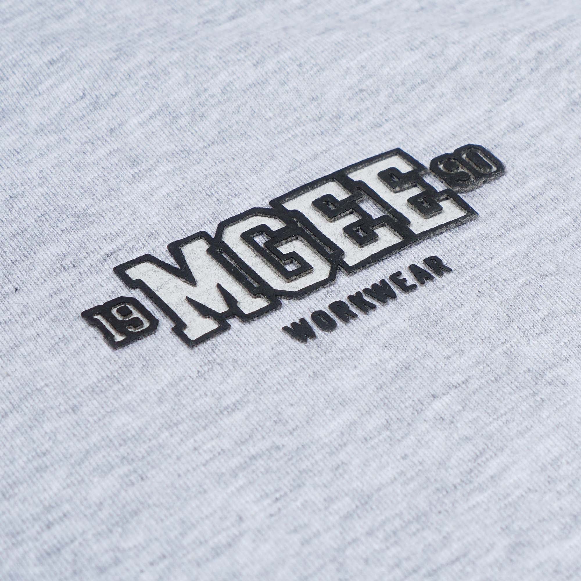 MGee Kaos Pria Hitam Light Grey Dark Mustard Lengan Pendek Oblong T-Shirt Oasis