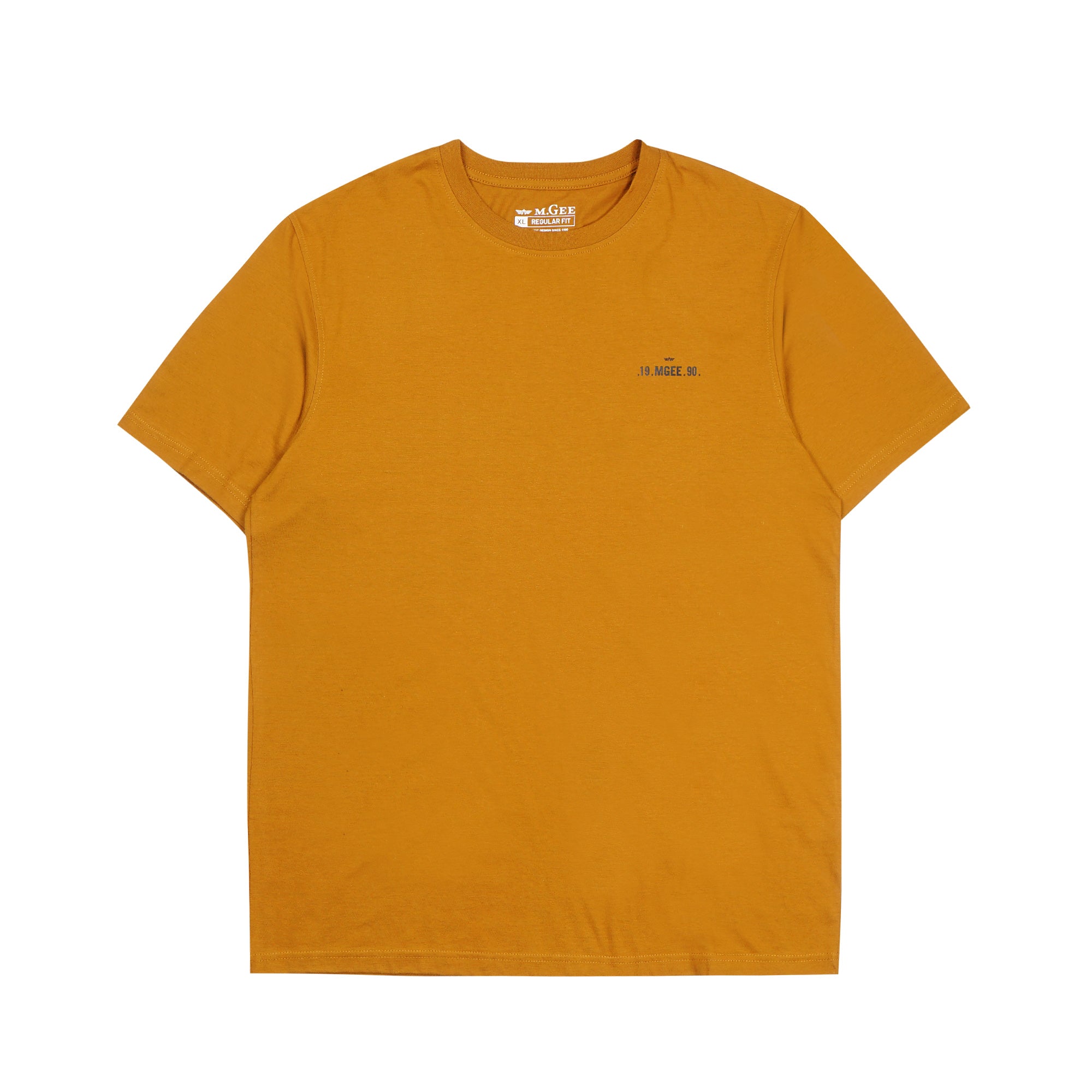 MGee Kaos Pria Hitam Light Grey Dark Mustard Lengan Pendek Oblong T-Shirt Oasis