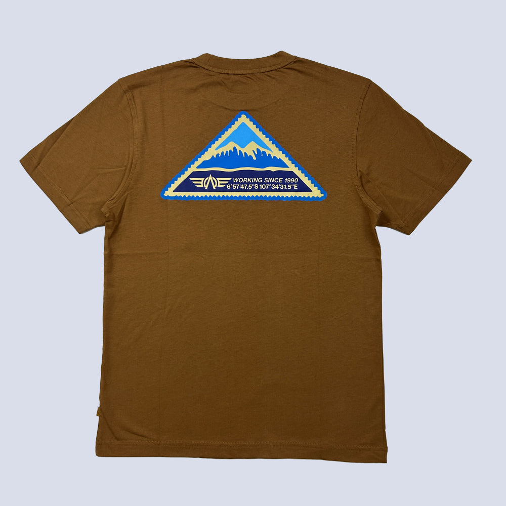 MGee Kaos Pria Lengan Pendek Original M Gee Oliver C117 Brown