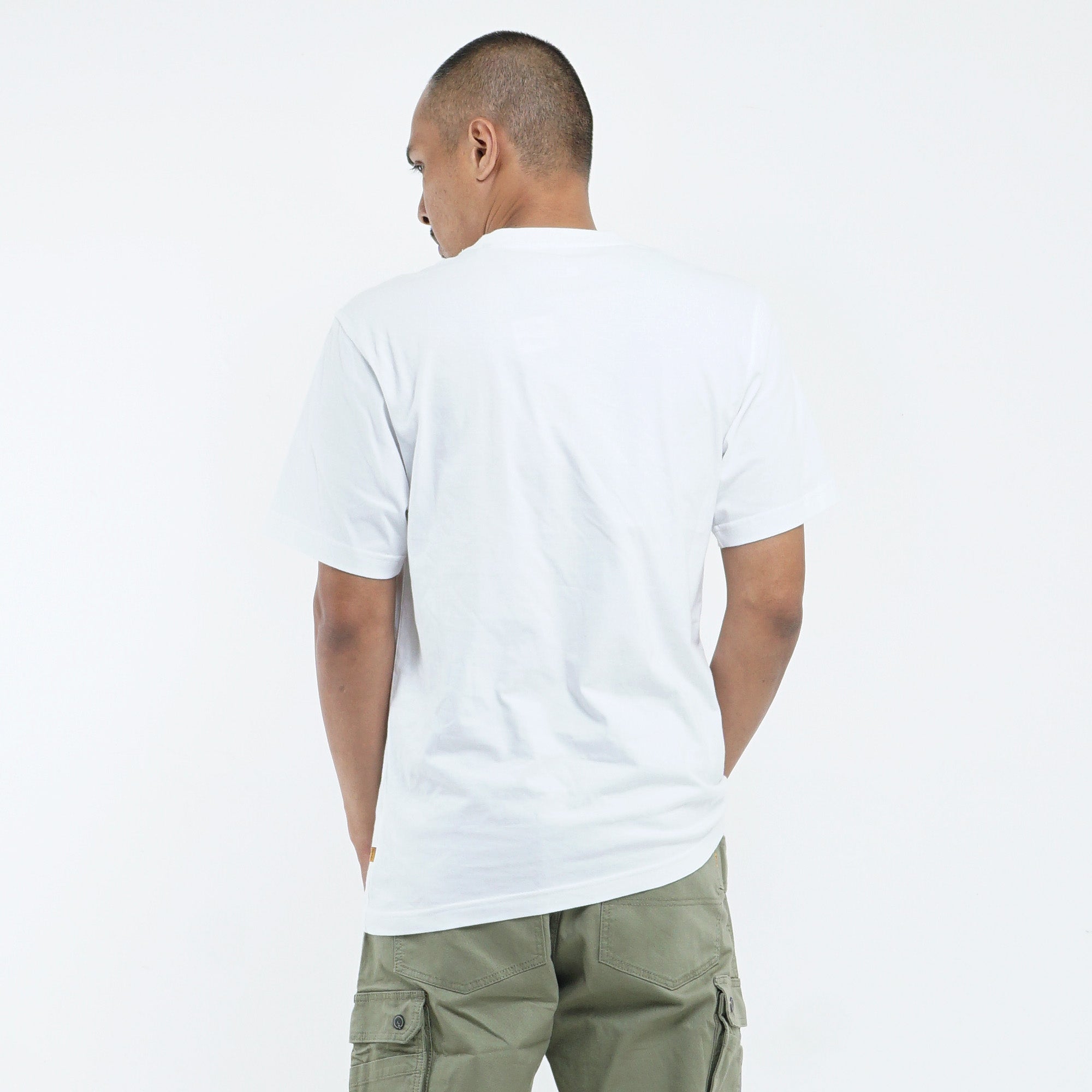 MGee Kaos Polos Pria Lengan Pendek M Gee Original OLIVER C130 White