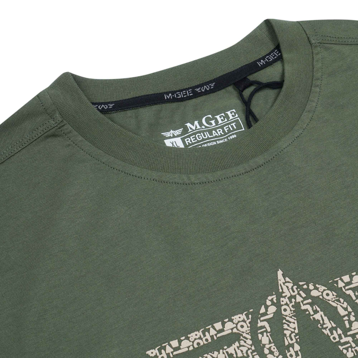 MGee Kaos Polos Lengan Pendek Pria M gee Oliver C132 Green