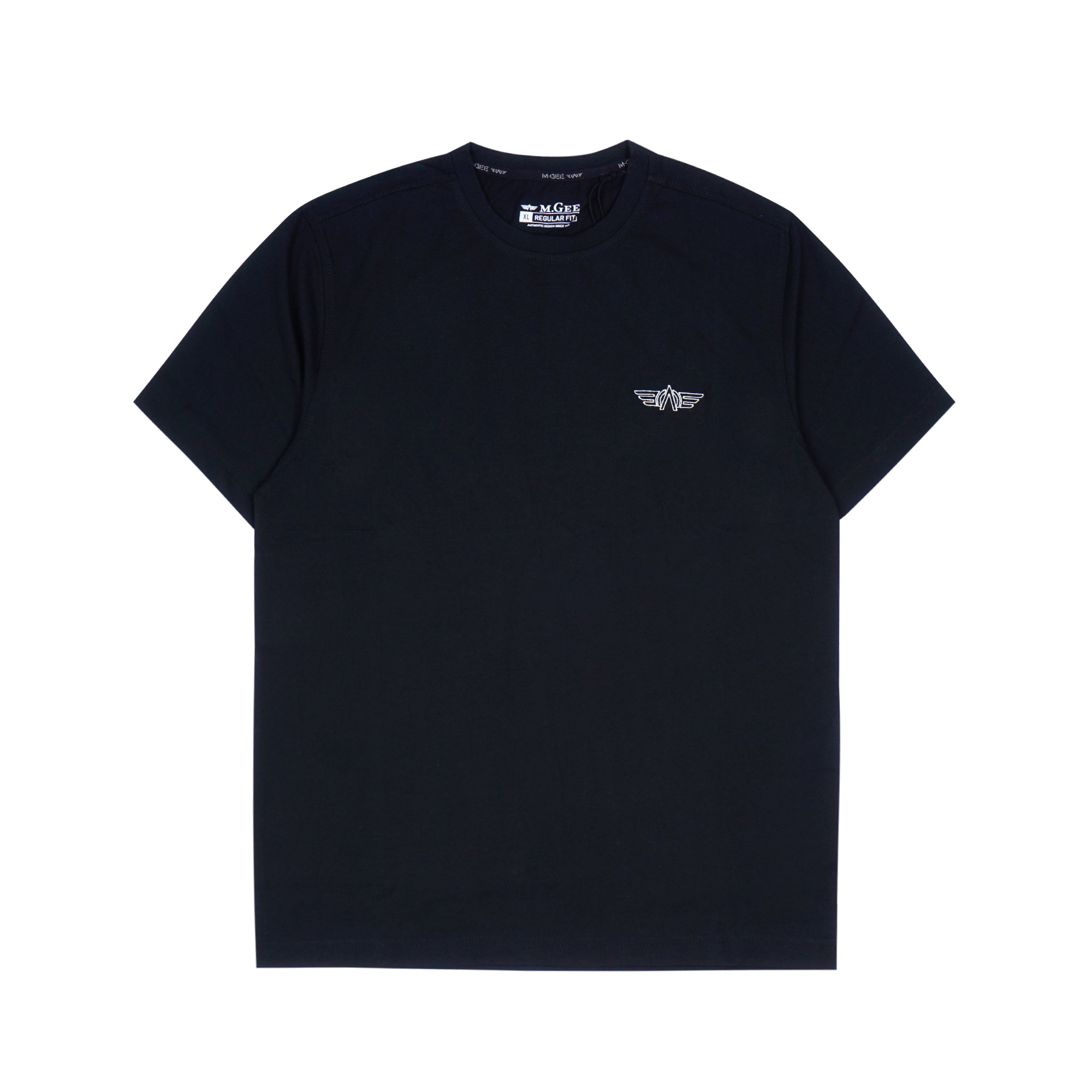 MGee Kaos Pria Lengan Pendek Polos M Gee Oliver C134 Black