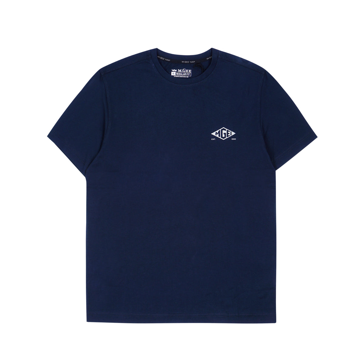 MGee Kaos Pria Lengan Pendek Polos M Gee Oliver C136 Navy