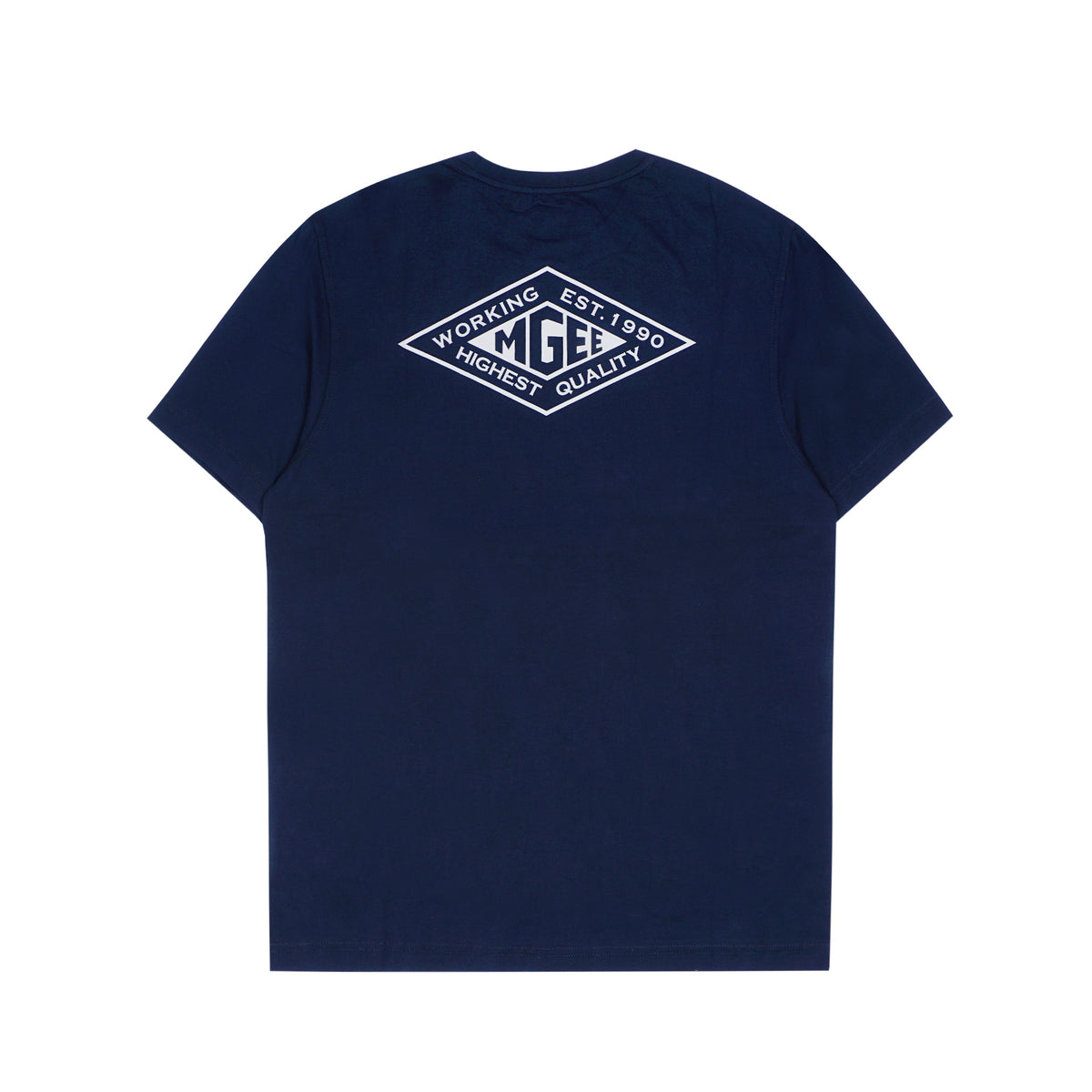 MGee Kaos Pria Lengan Pendek Polos M Gee Oliver C136 Navy