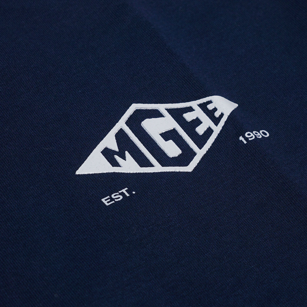 MGee Kaos Pria Lengan Pendek Polos M Gee Oliver C136 Navy