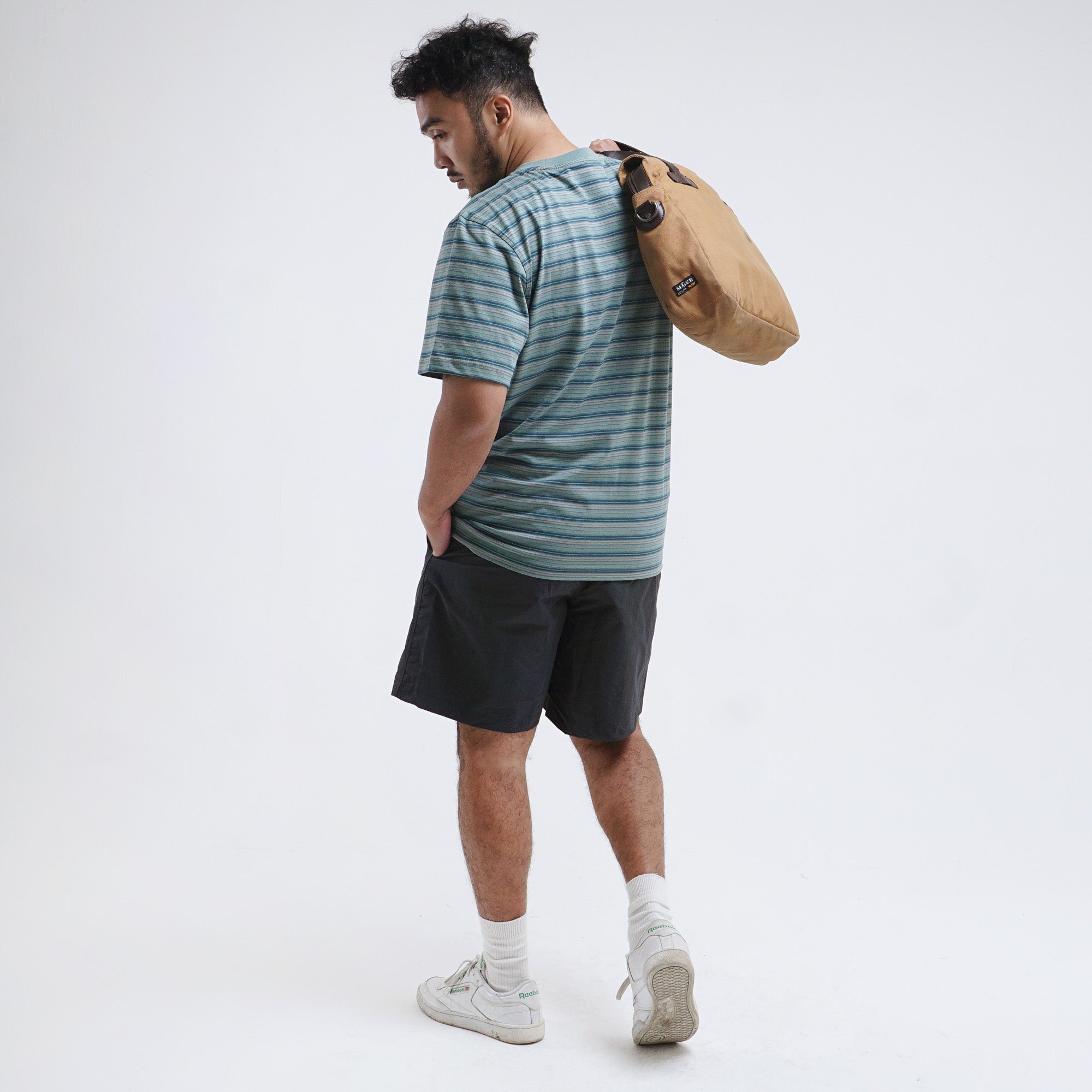 Striped T-shirt Oscar C003 Green