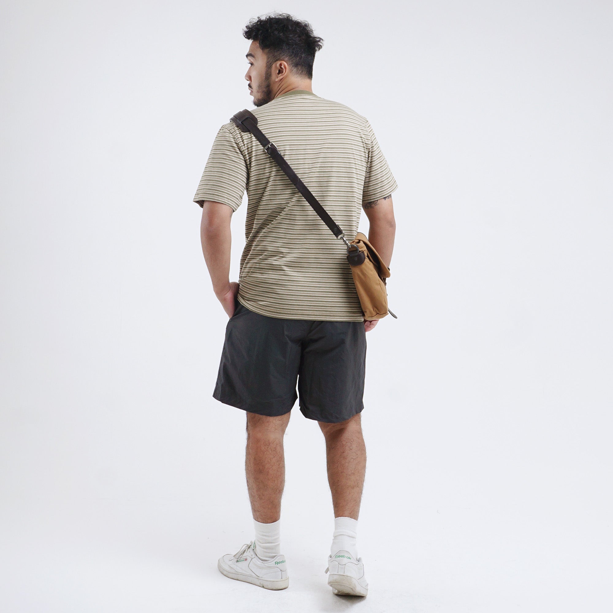 Striped t-shirt Otis C001 Olive