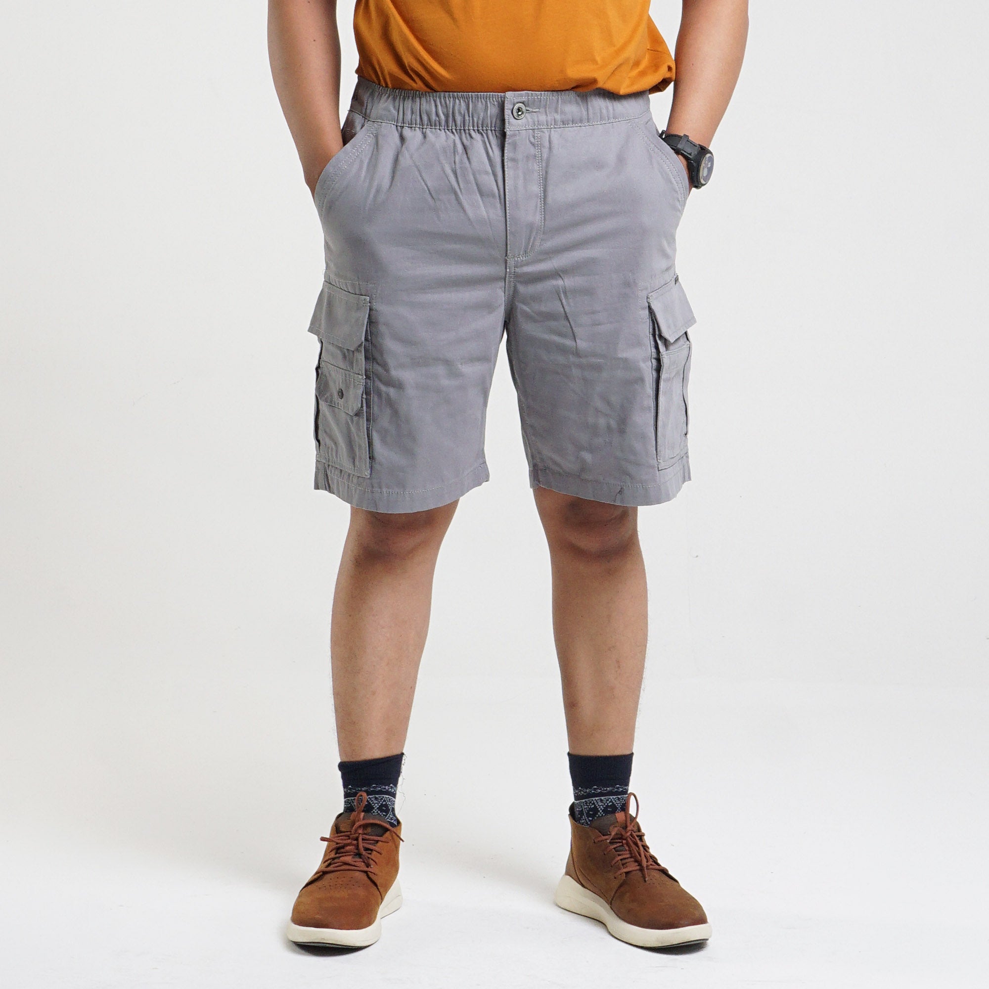 Short Pants Cargo Reggie C001 Light Grey