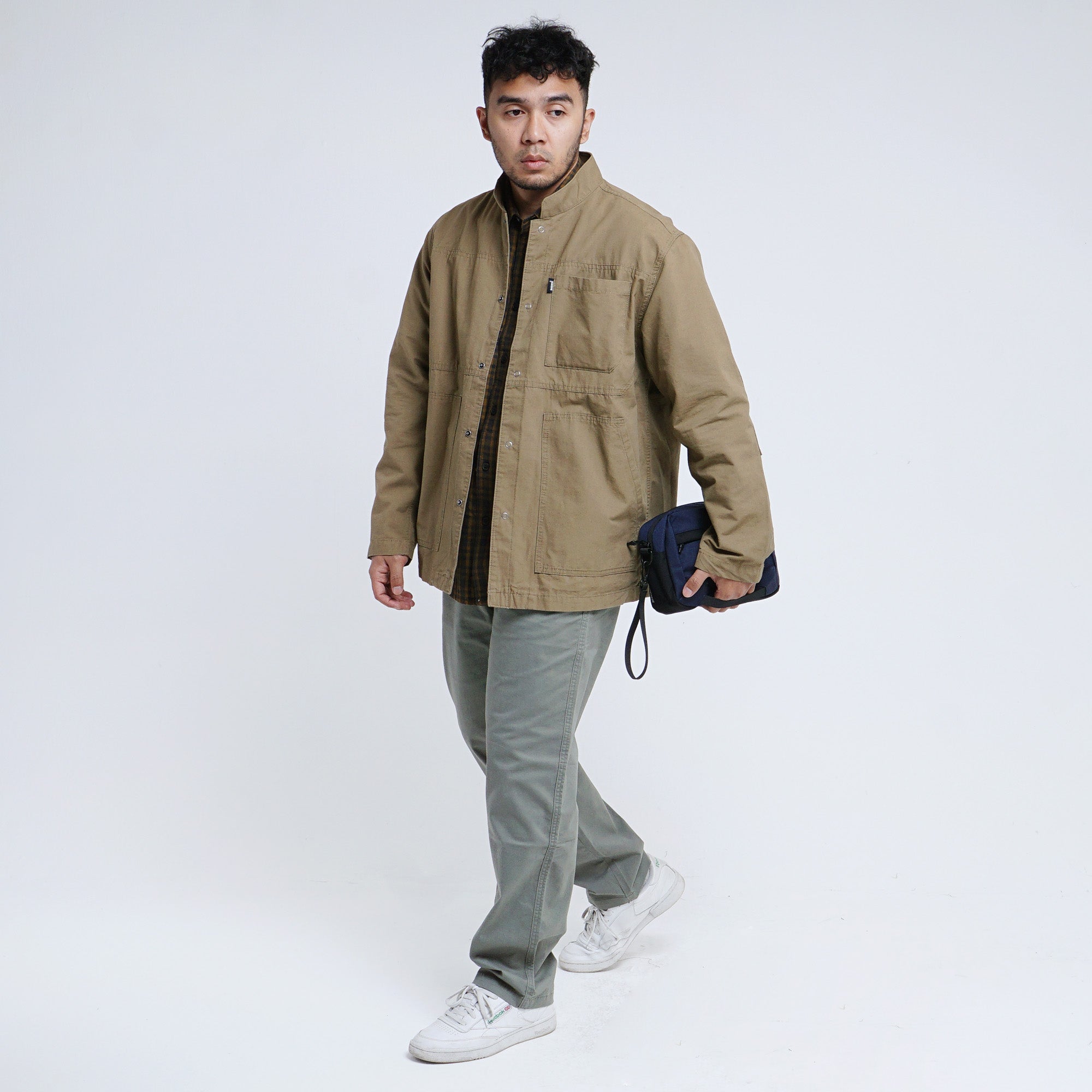 HandBag Clucth Rhodium C001