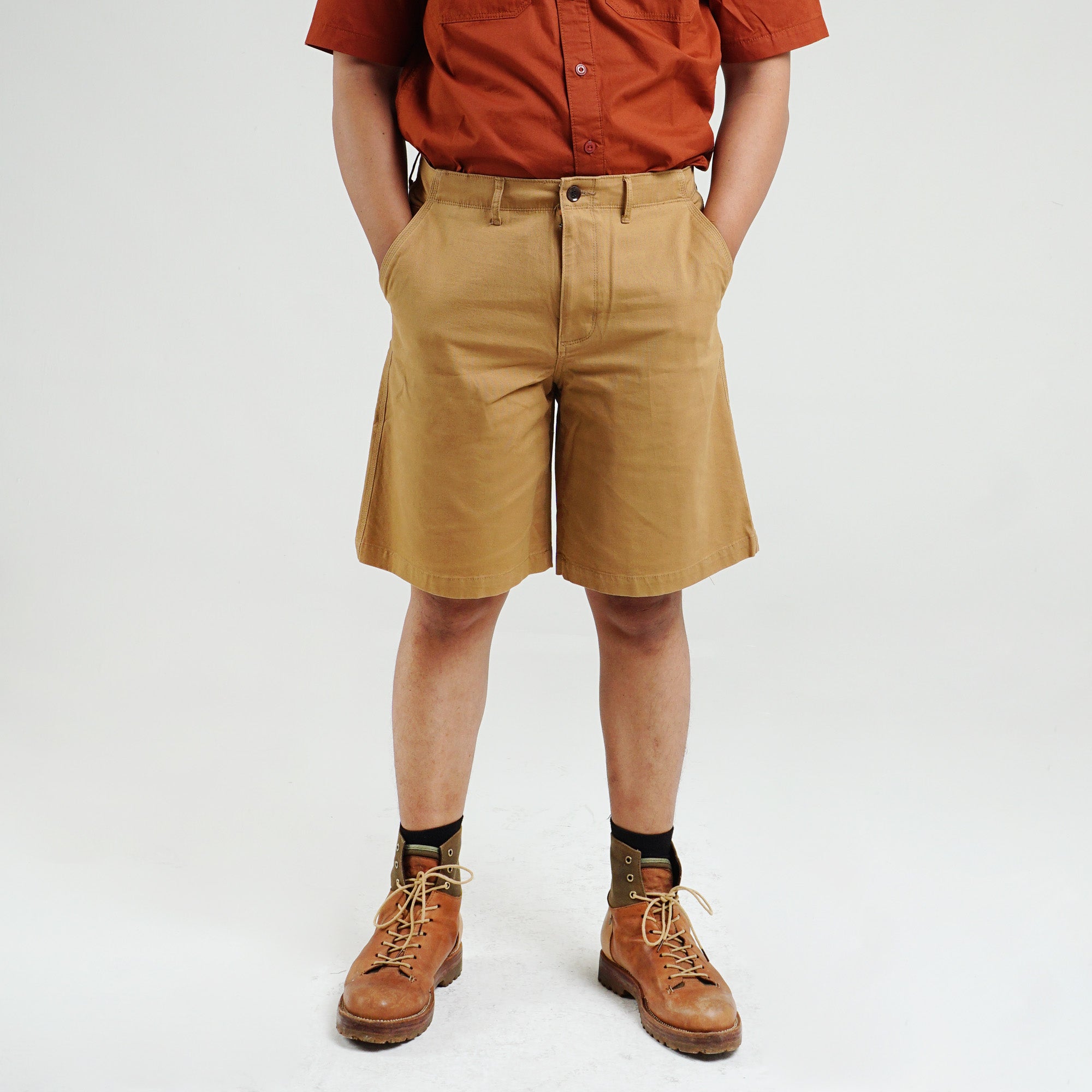 M.Gee Celana Pendek Basic Celana Pendek Pria Rico C005 Mustard