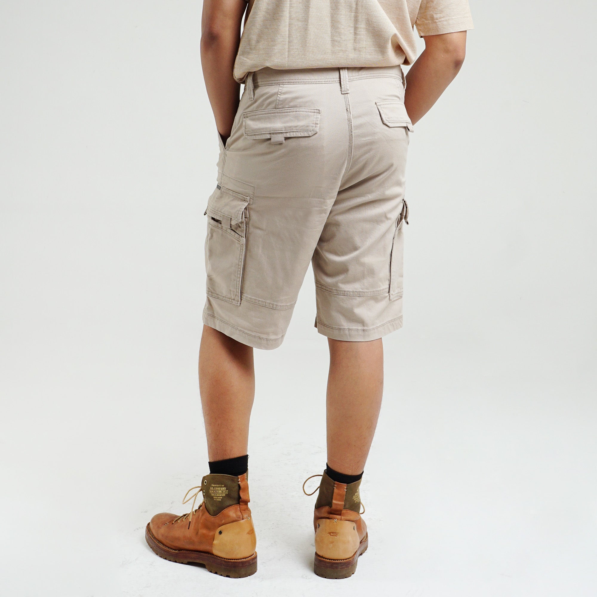 Celana Cargo Pendek Rows C011 Khaky