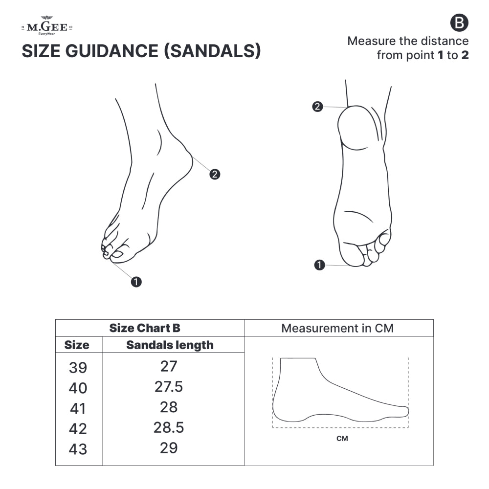 M.Gee Sandal Pria Sendal Casual Mgee Original MG-NAKULA Coklat