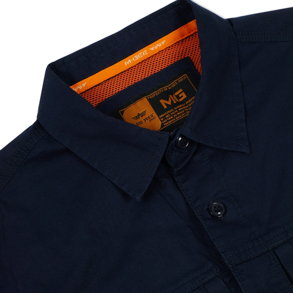 M.Gee Kemeja Kerja Outdoor Lengan Panjang GORDON C059 NAVY