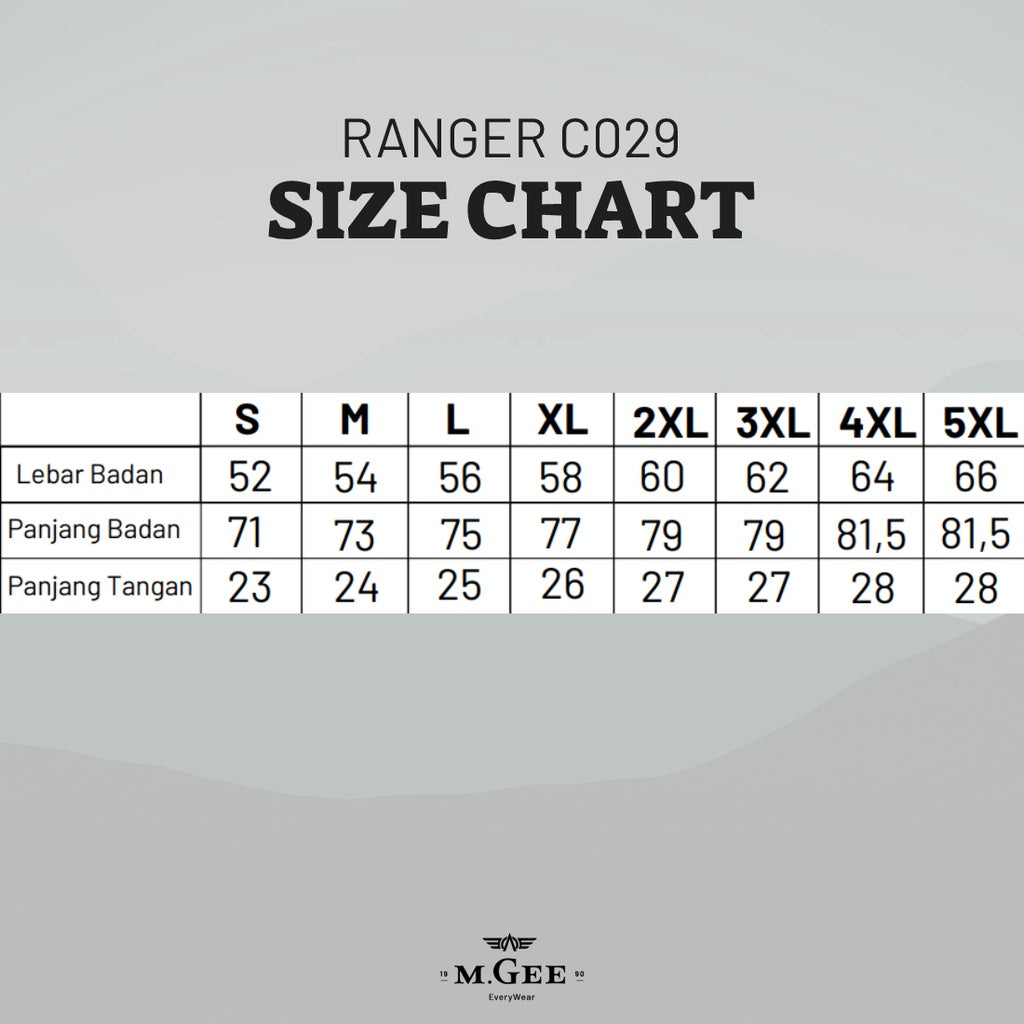 Kemeja Lengan Pendek Ranger C029 White