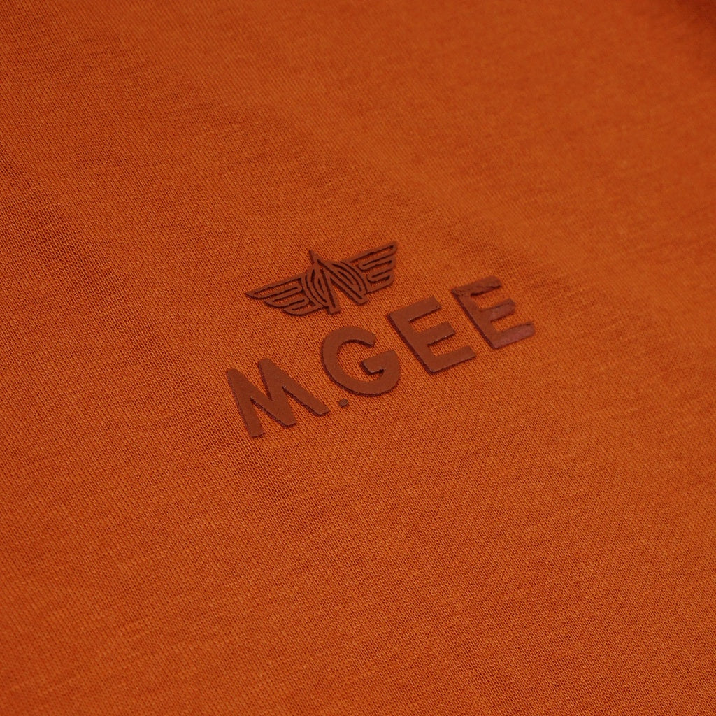 M.Gee Kaos Polos Pria Simple Lengan Pendek Mgee OLIVER C092 ORANGE