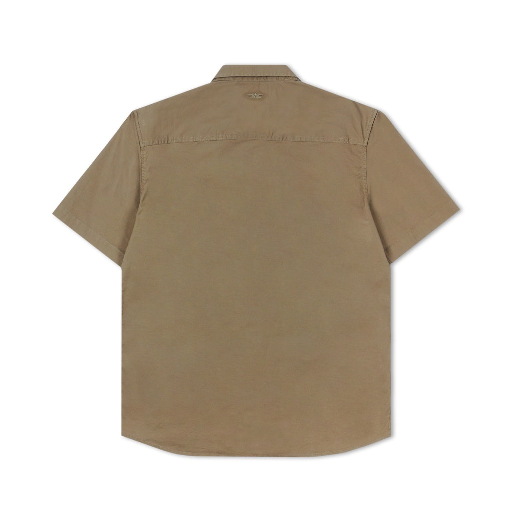 M.GEE Kemeja Outdoor Lengan Pendek Pria Mgee TUDOR C003 LIGHT OLIVE