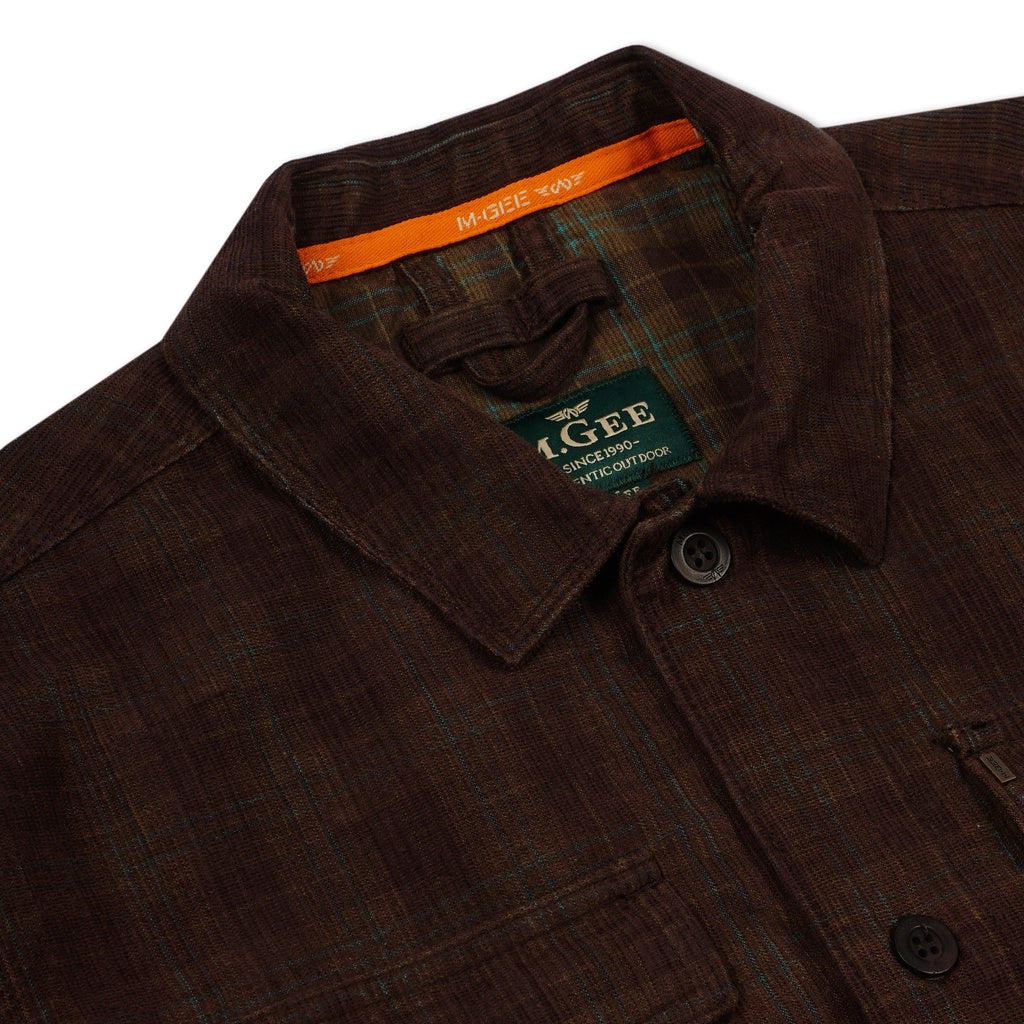 M.Gee Kemeja Jaket Outdoor Pria Mgee Original North C005 BROWN