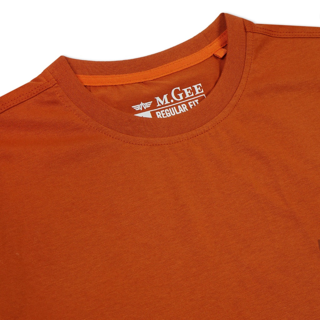 M.Gee Kaos Polos Pria Simple Lengan Pendek Mgee OLIVER C092 ORANGE