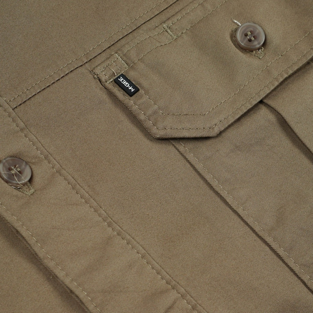 M.GEE Kemeja Outdoor Lengan Pendek Pria Mgee TUDOR C003 LIGHT OLIVE