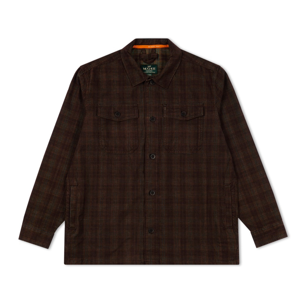 M.Gee Kemeja Jaket Outdoor Pria Mgee Original North C005 BROWN