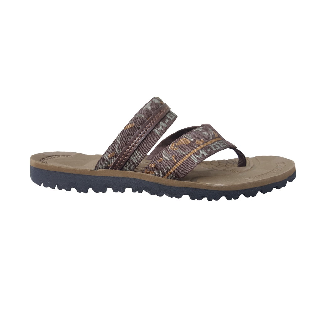 M.Gee Sandal Pria Sendal Coklat Casual Mgee Original MG-KAHLUA BROWN