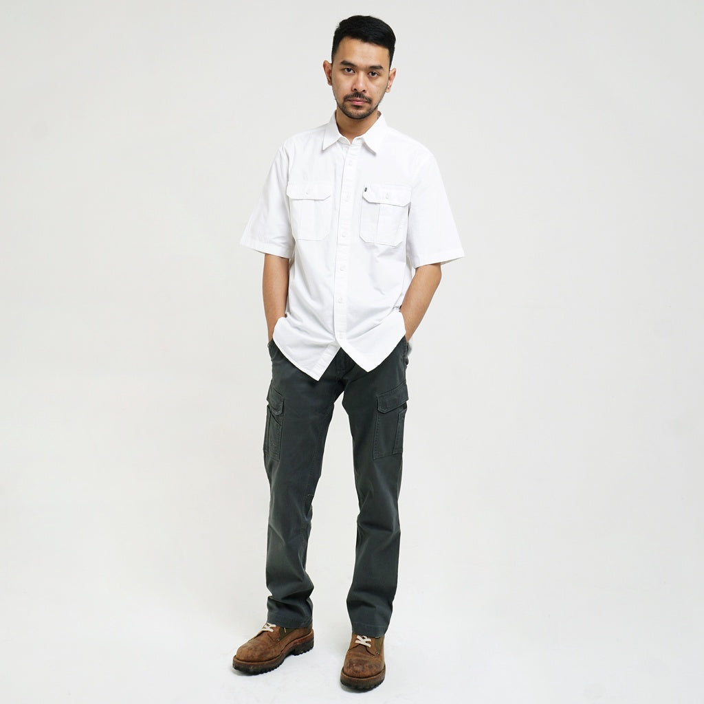 Kemeja Lengan Pendek Trevor C009 White