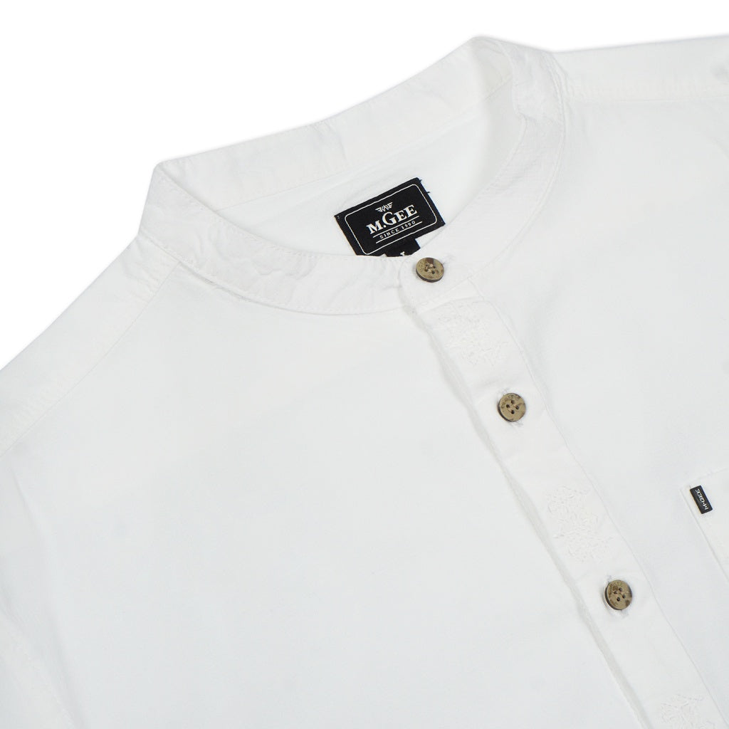 M.Gee Kemeja Koko Putih Mgee Baju koko Terbaru Autus C055