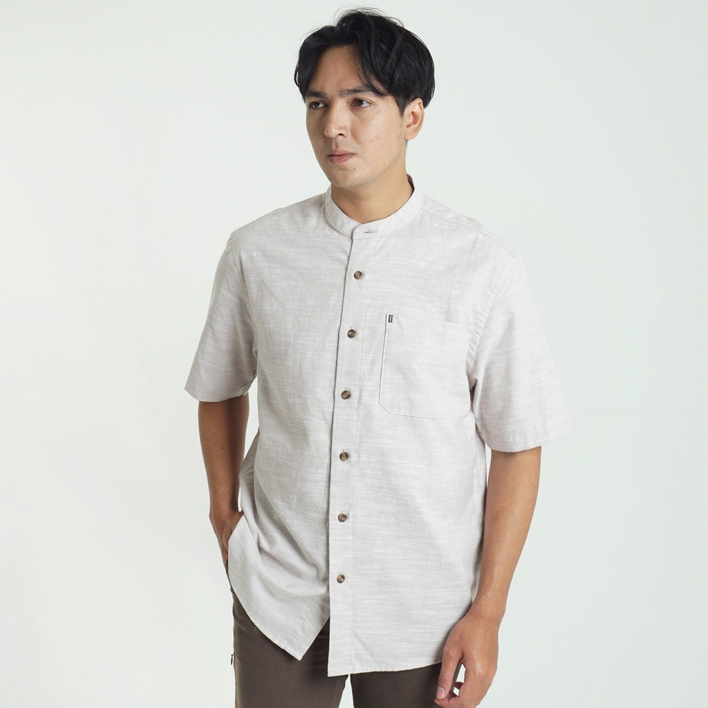 M.Gee Kemeja Koko Mgee Baju koko Terbaru Azka C063 Cream