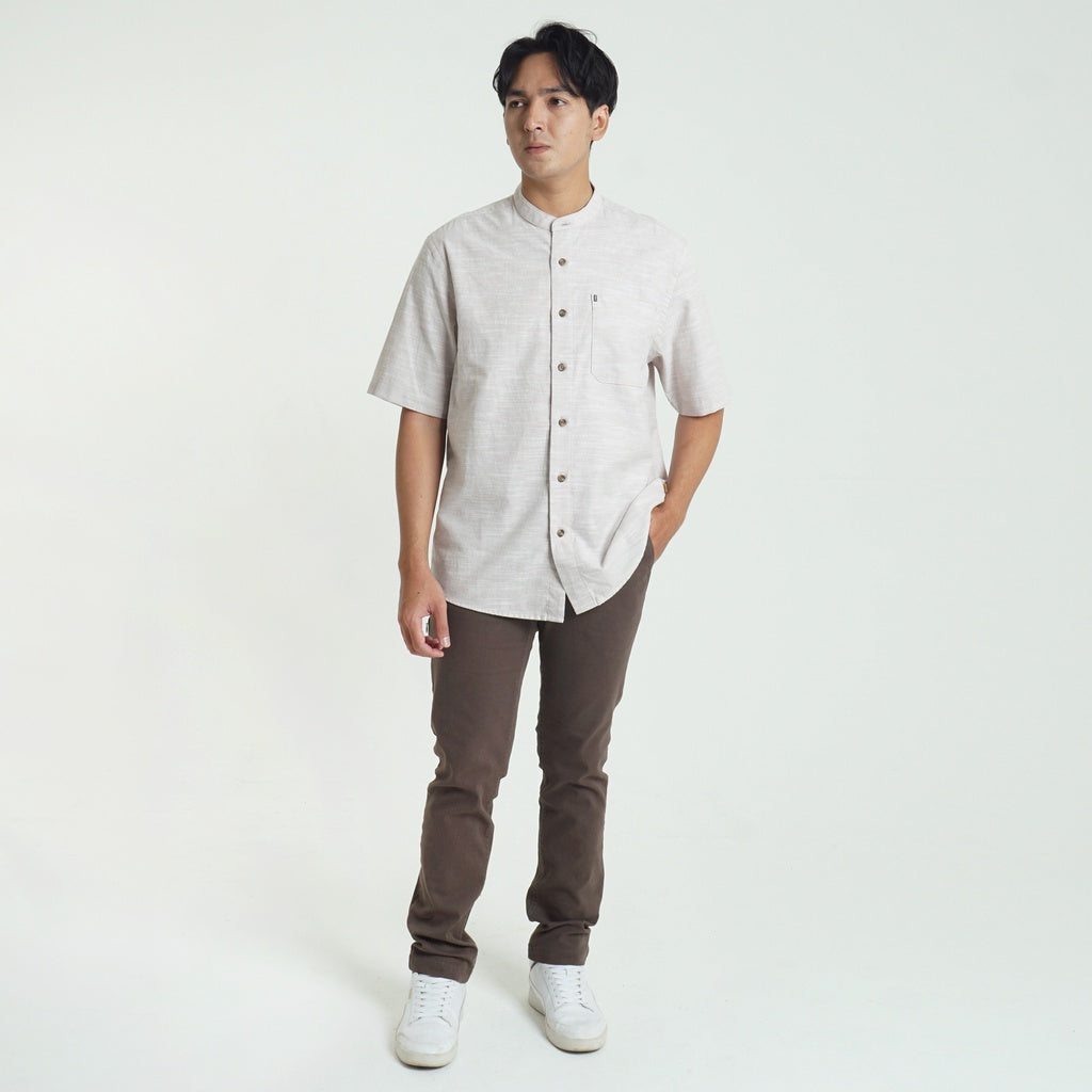 M.Gee Kemeja Koko Mgee Baju koko Terbaru Azka C063 Cream