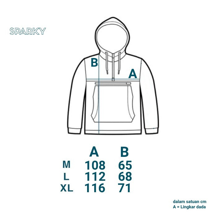 MGTAC Sweater Hoodie Sparky C001 Navy