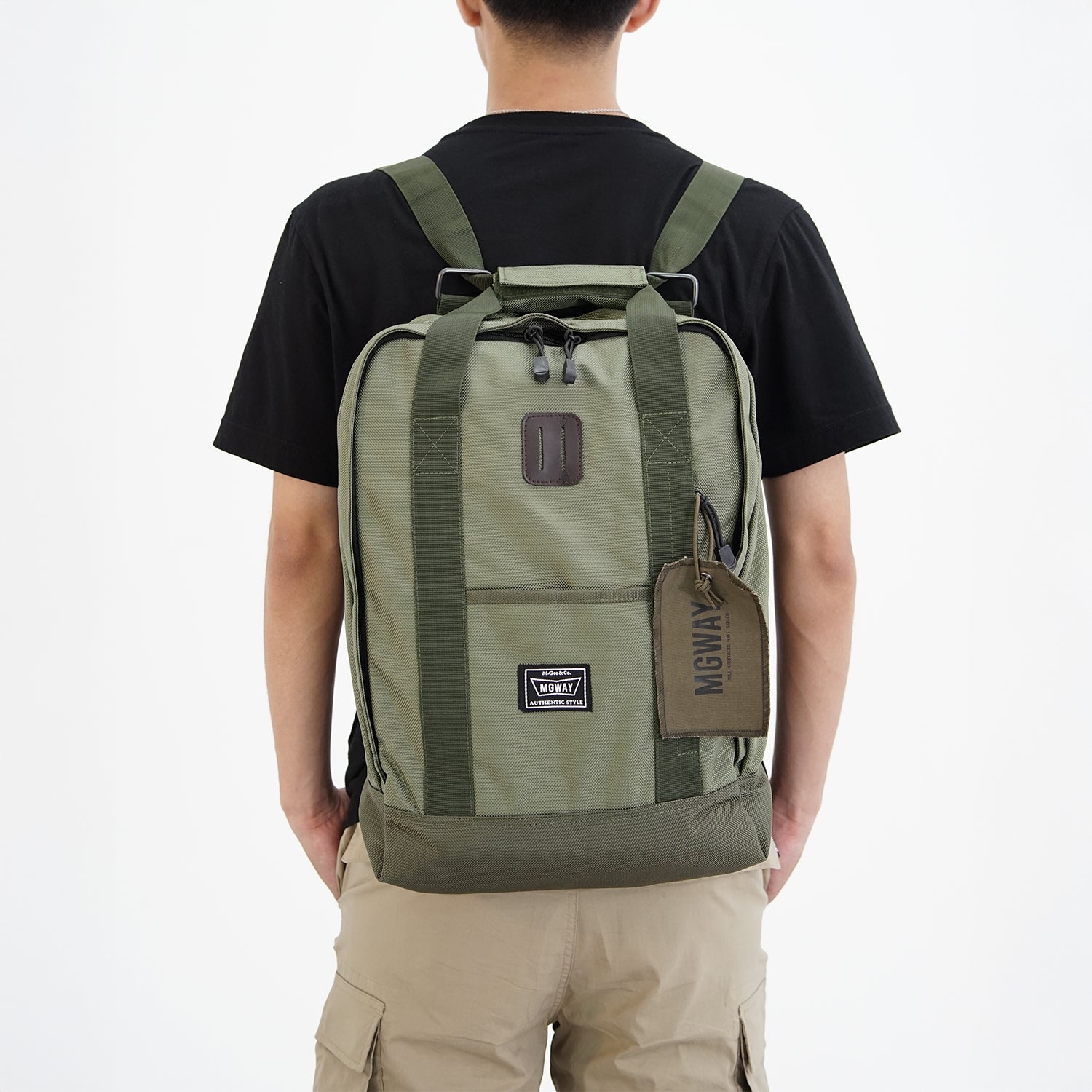 Tas Backpack Pria Ransel Besar MGway Junko Green