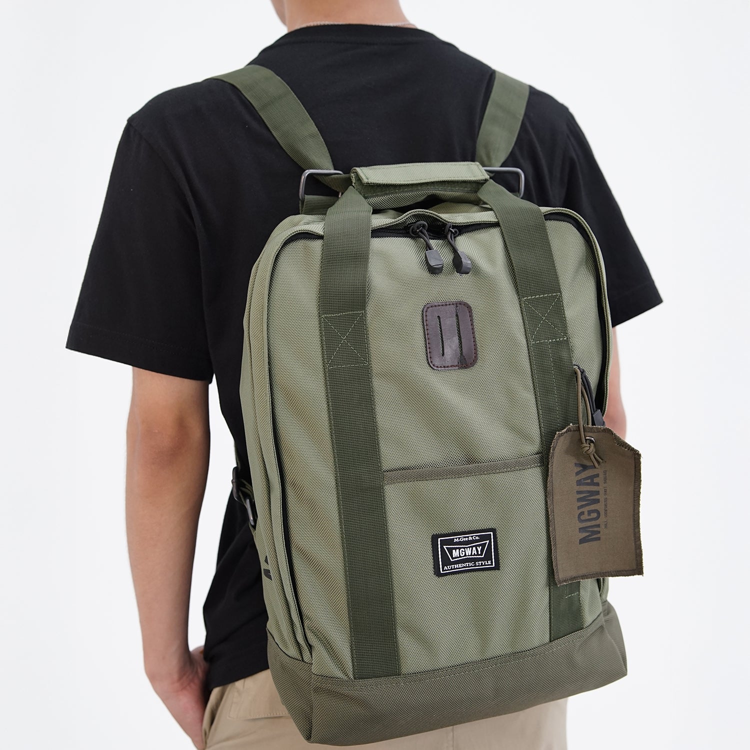 Tas Backpack Pria Ransel Besar MGway Junko Green