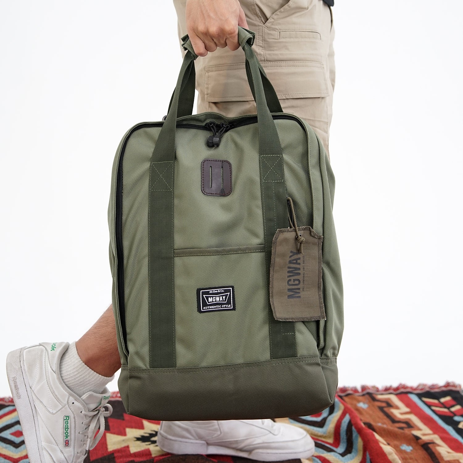 Tas Backpack Pria Ransel Besar MGway Junko Green