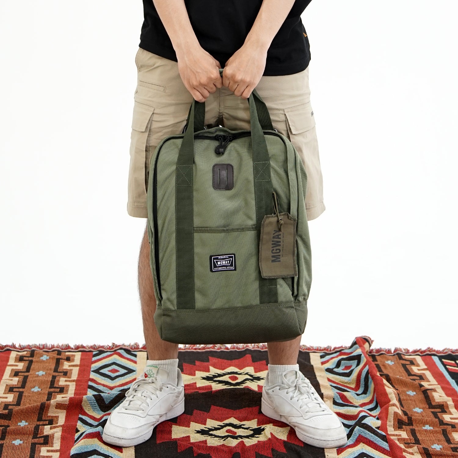 Tas Backpack Pria Ransel Besar MGway Junko Green