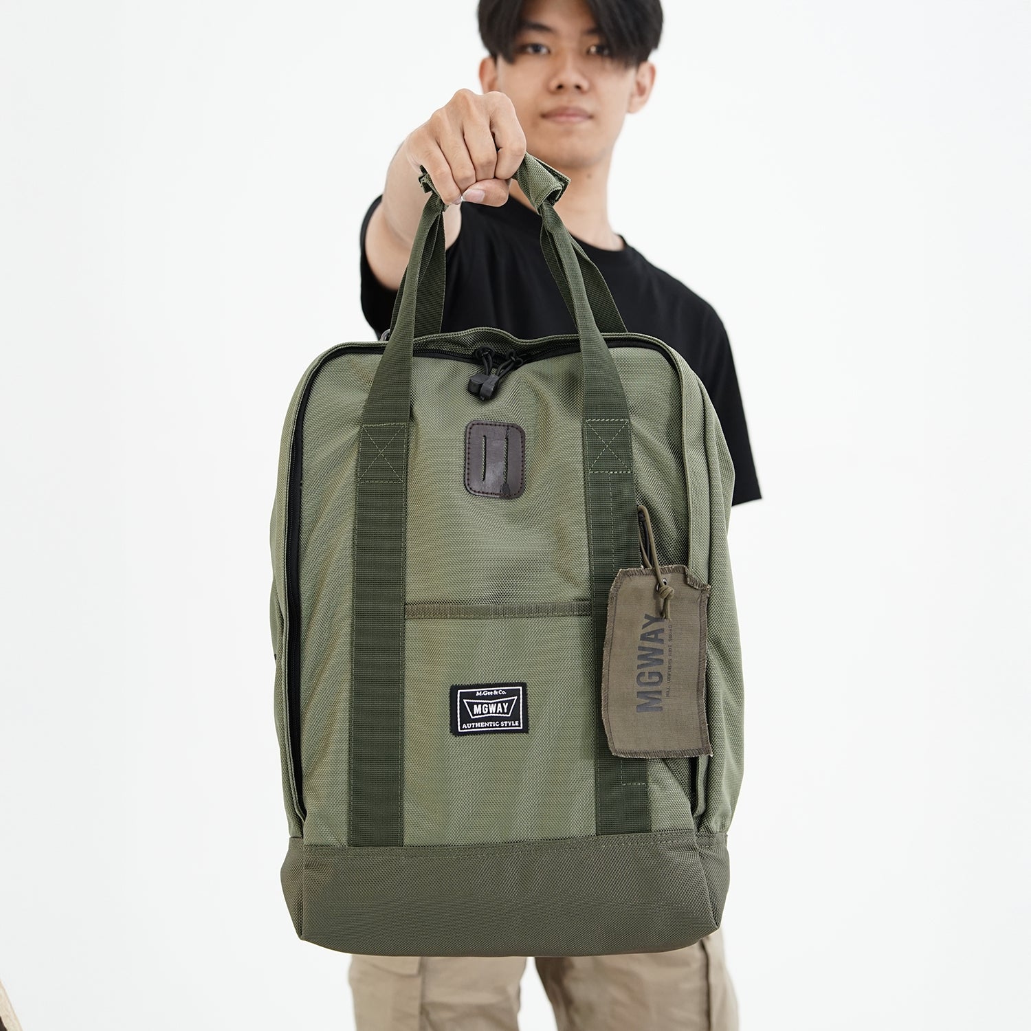 Tas Backpack Pria Ransel Besar MGway Junko Green