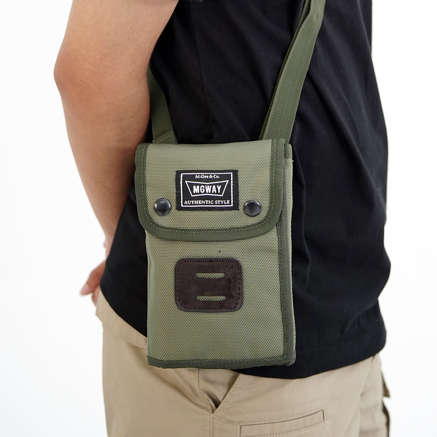 Tas Pinggang Punggung Pria Waistbag Crossbody MGway Mirai Green