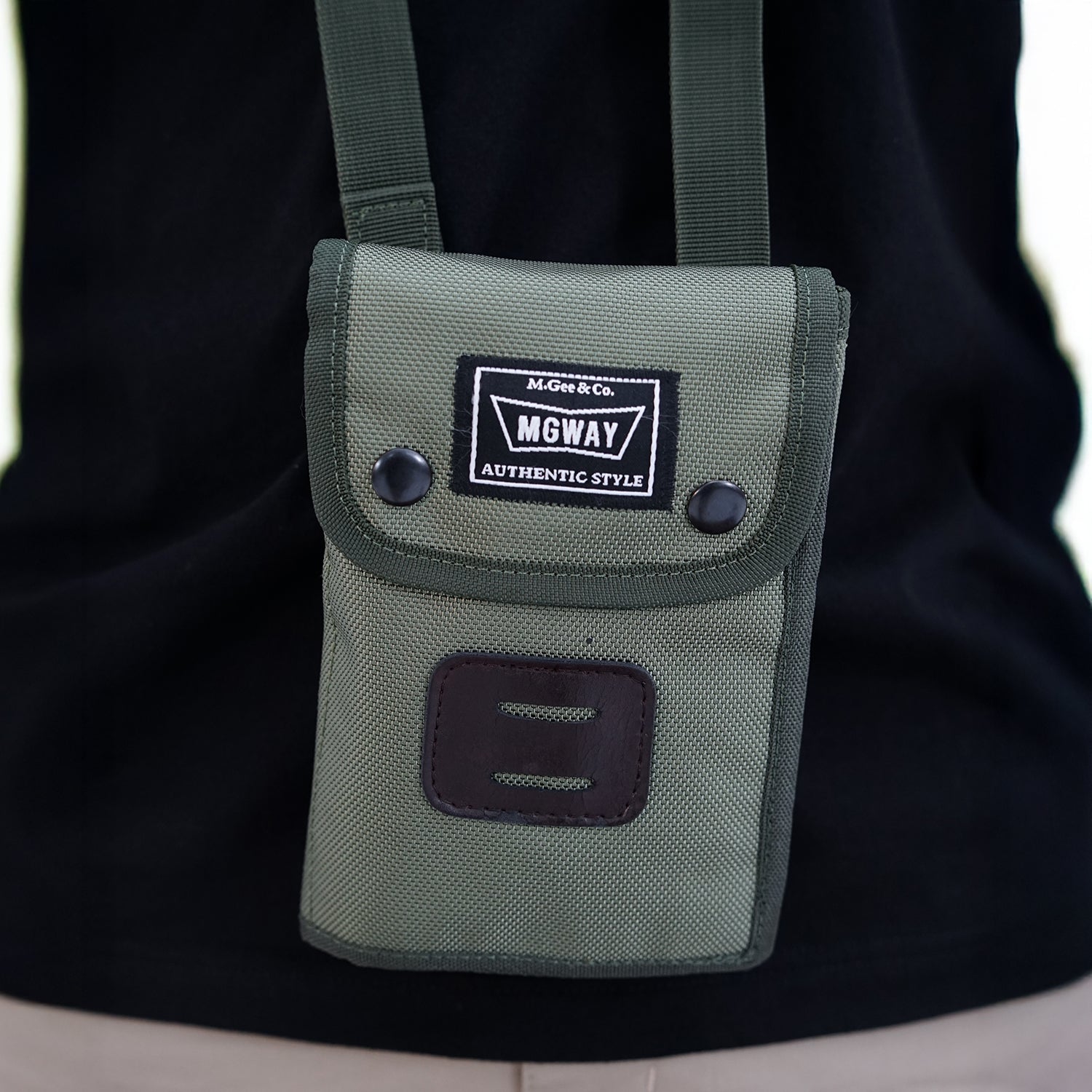 Tas Pinggang Punggung Pria Waistbag Crossbody MGway Mirai Green