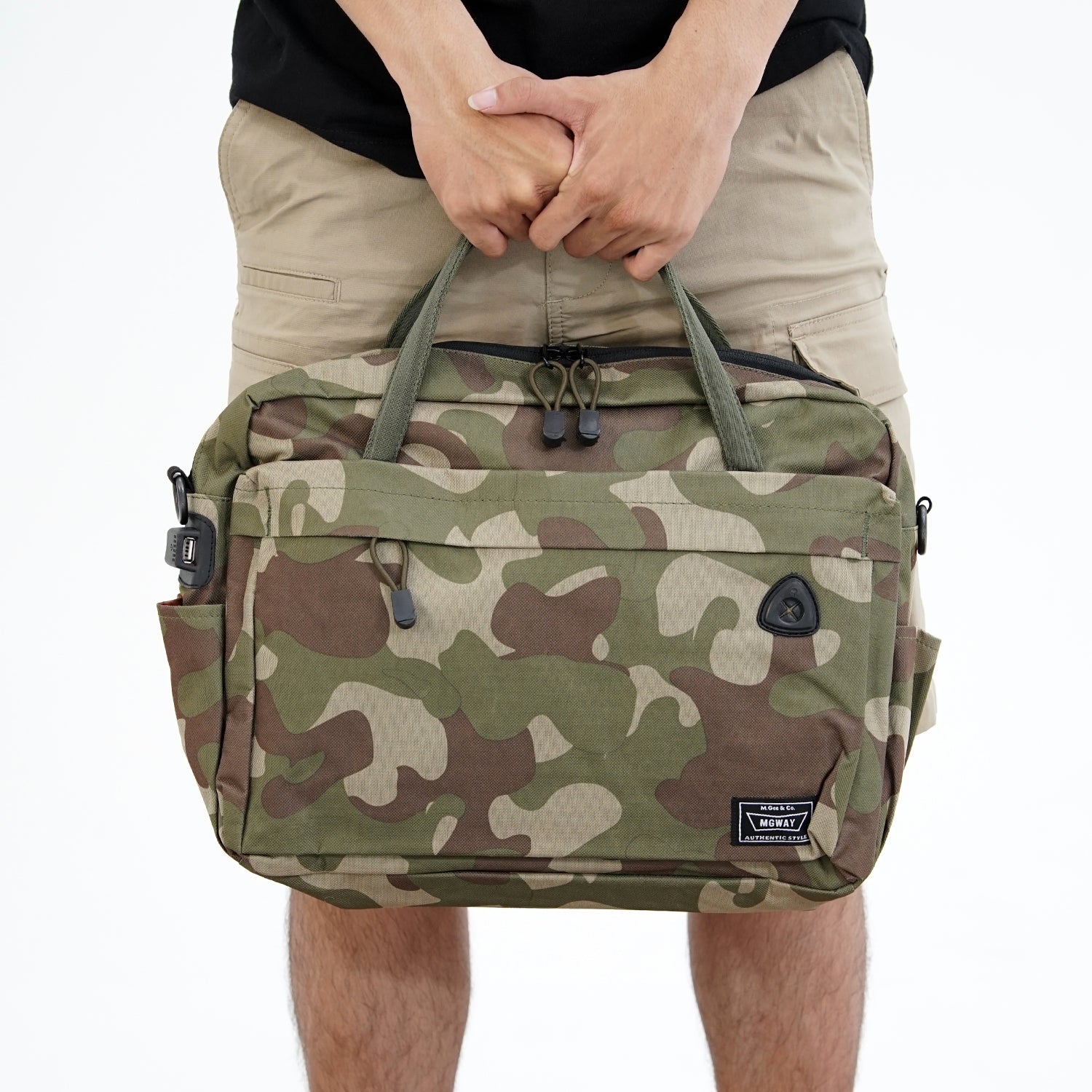 Tas Slingbag Pria Selempang Besar MGway Kane Sage
