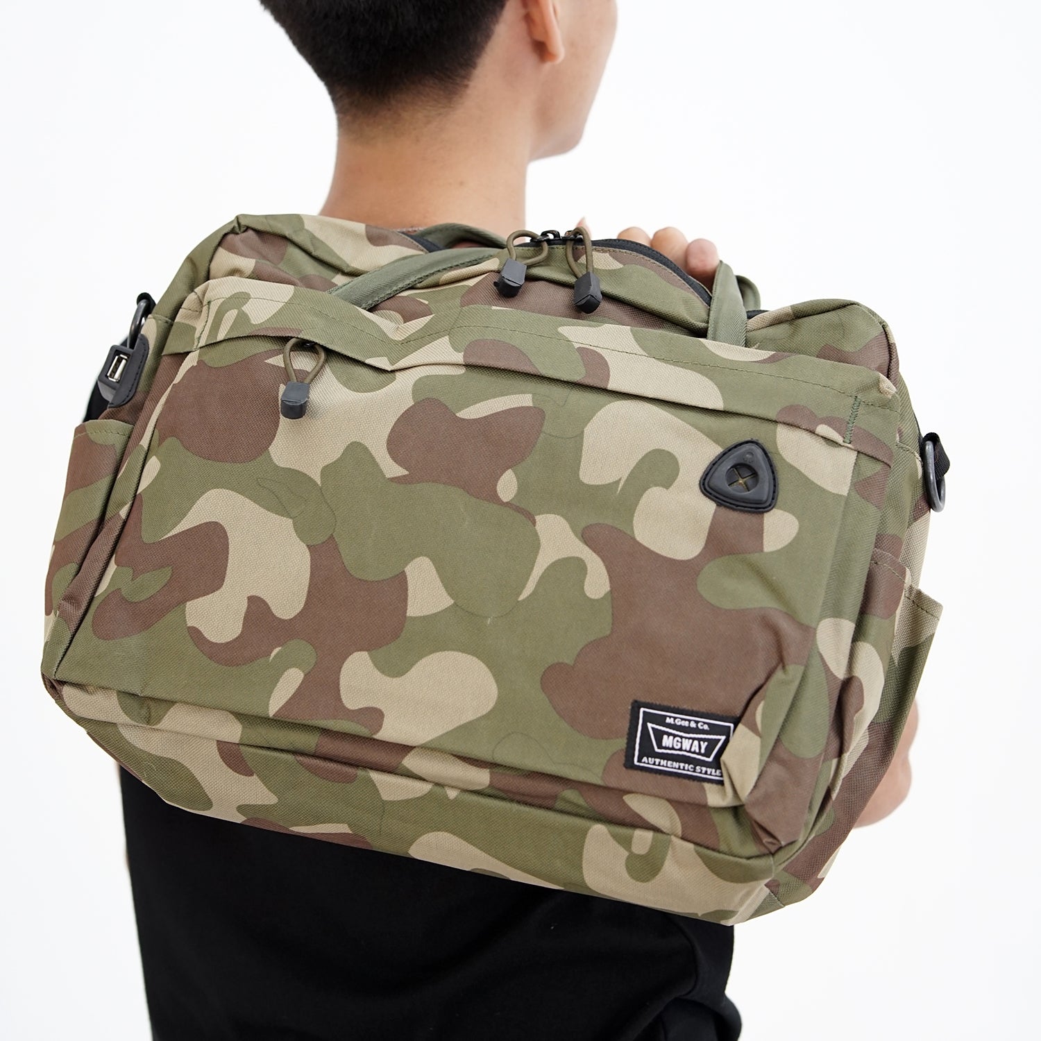 Tas Slingbag Pria Selempang Besar MGway Kane Sage