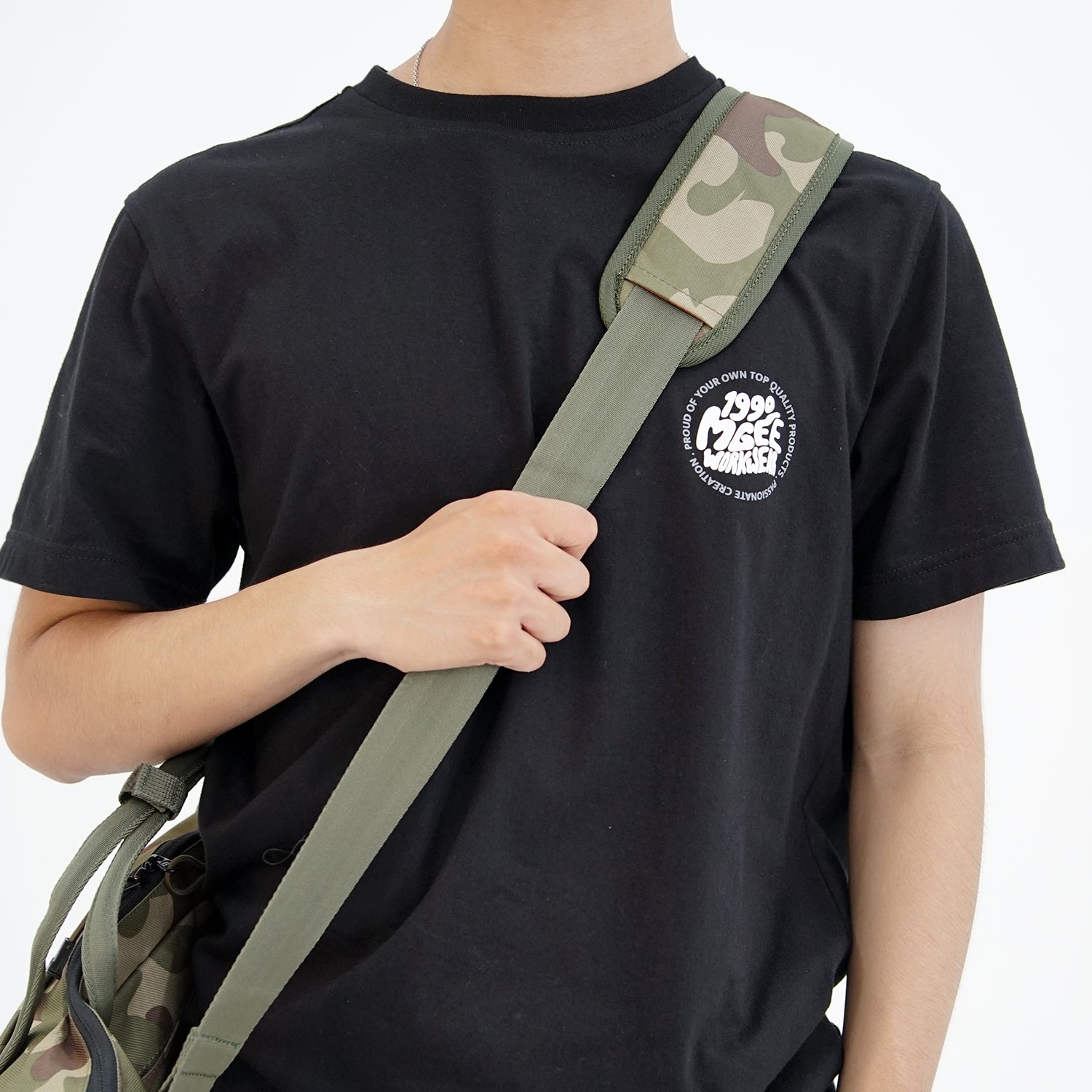 Tas Slingbag Pria Selempang Besar MGway Kane Sage
